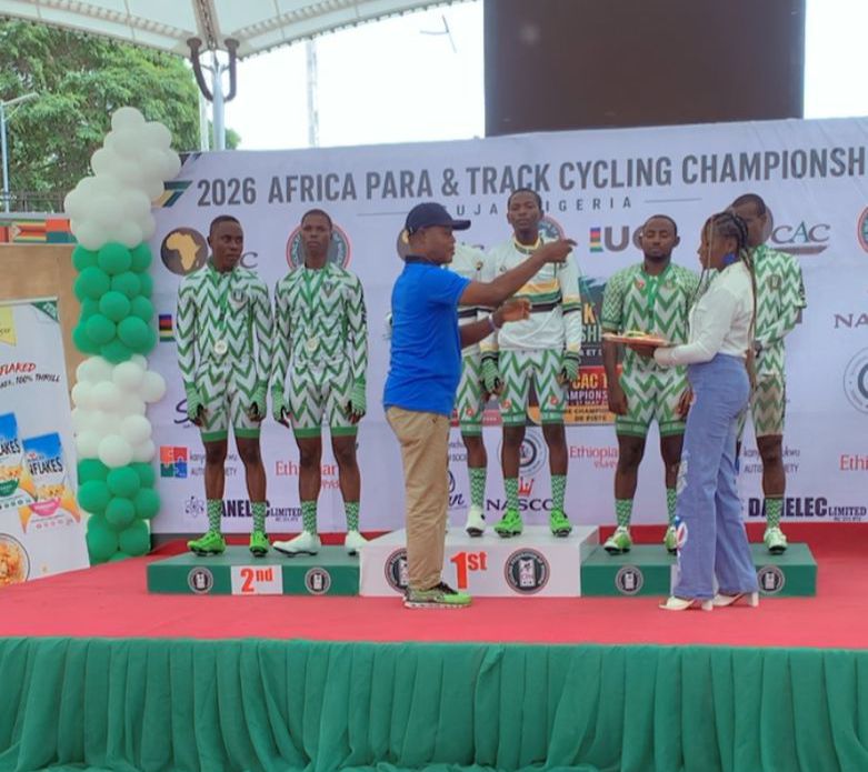 Team Nigeria’s Aki Emmanuel Okon and Iya Okon Iya Claim Silver at CAC Para Cycling Championship