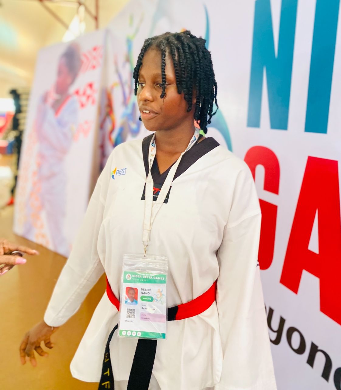 CROSS RIVER CELEBRATES AS DESIRE ILANG BASSEY WINS BEST FAIR PLAYER AWARD AT 5TH FCT UNITY TAEKWONDO CUP